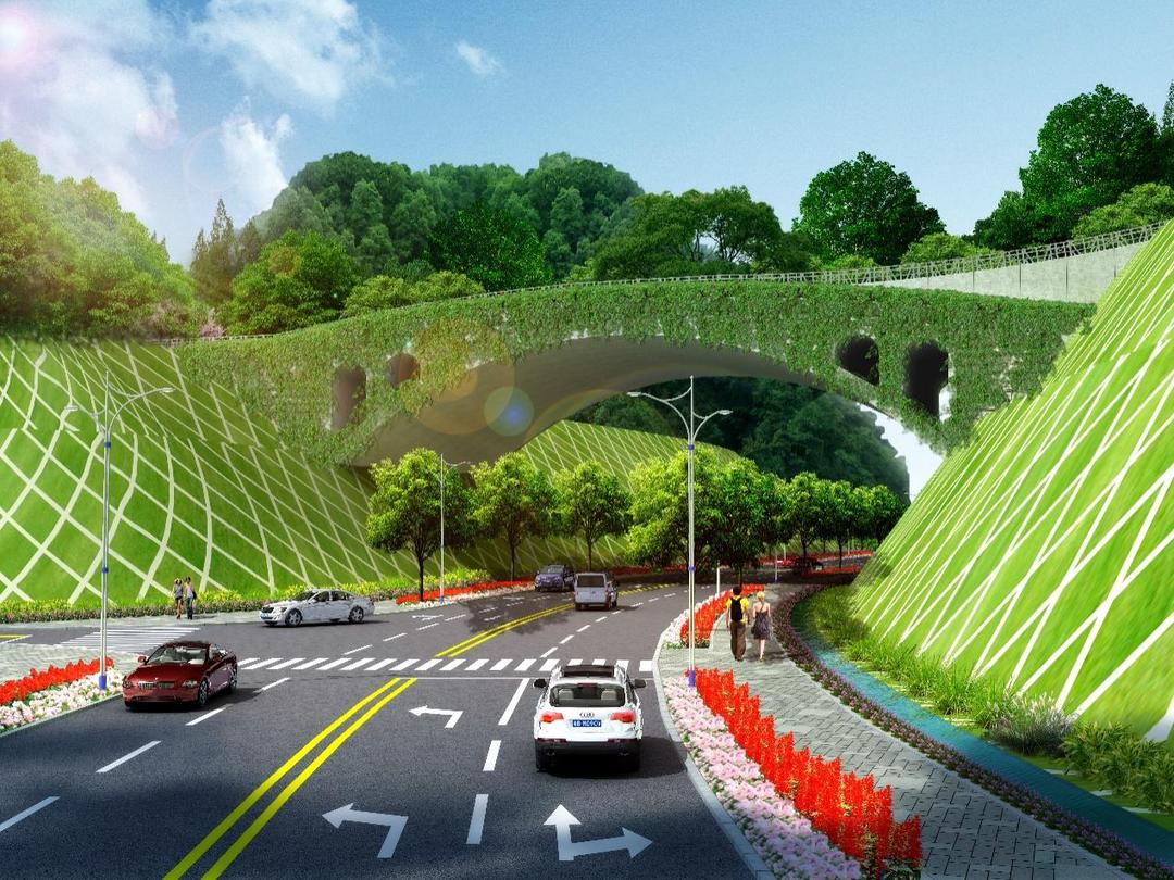 小动物的“天桥”通啦！坝光环坝路生物廊道桥顺利合龙，生态家园又添新纽带